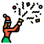 Party popper icon 64x64