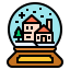 Snow globe icon 64x64