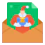 Santa claus icon 64x64