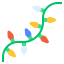 Christmas lights icon 64x64