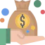 Money bag icon 64x64