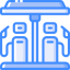 Gasoline station icon 64x64