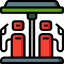 Gasoline station icon 64x64