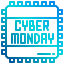 Cyber monday icon 64x64