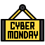 Cyber monday icon 64x64