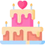 Wedding cake 상 64x64