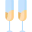 Champagne glass icon 64x64