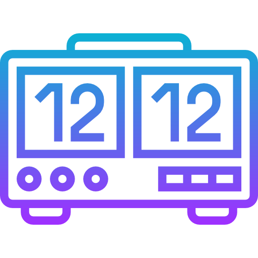 Digital clock icon