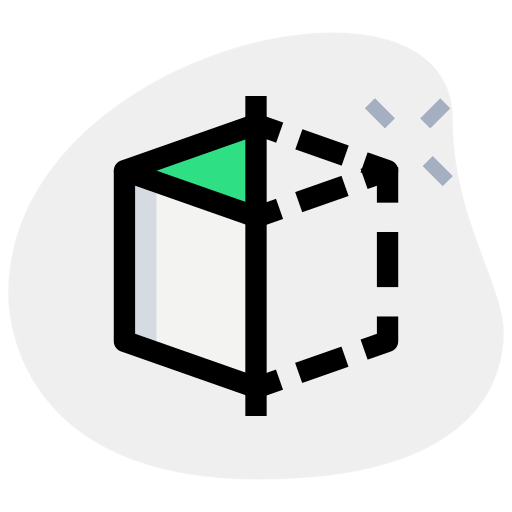 Three dimensional icon