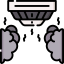 Smoke detector icon 64x64