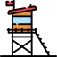 Lifeguard tower icon 64x64
