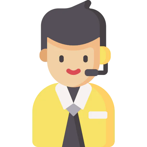 Call center agent icon