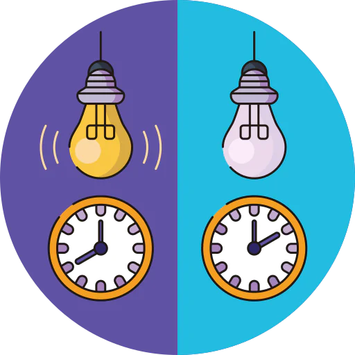 Smart lighting icon