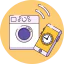 Smart washing machine icône 64x64