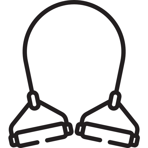 Exercise bands icon