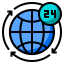 24 hours icon 64x64