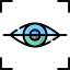 Eye scan icon 64x64