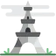 Eiffel tower icon 64x64
