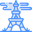 Eiffel tower icon 64x64