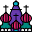Cathedral of saint basil Ikona 64x64