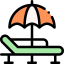 Sunbed icon 64x64