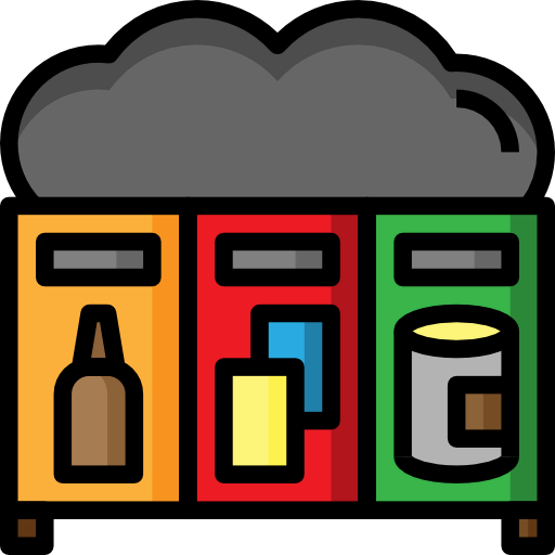 Trash bin icon