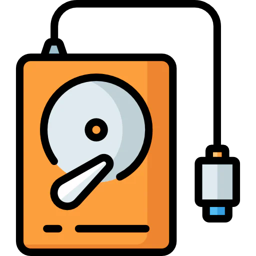Hard disk icon