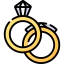 Wedding rings icon 64x64