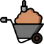 Wheelbarrow icon 64x64