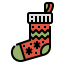 Christmas sock icon 64x64