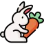 Easter bunny icon 64x64