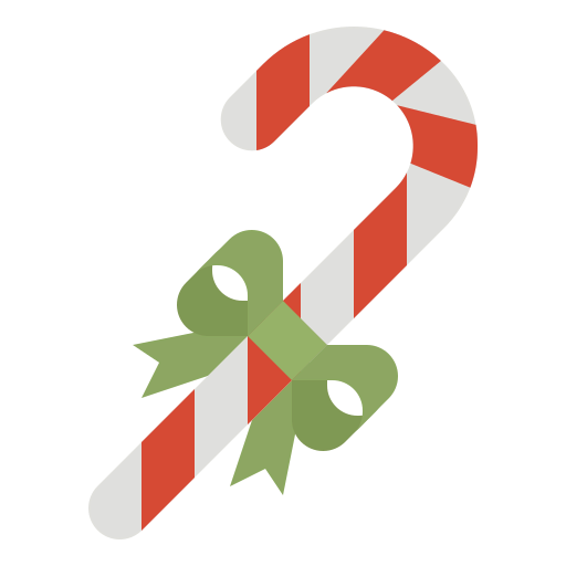 Candy cane icon