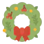 Christmas wreath icon 64x64