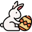 Easter bunny icon 64x64