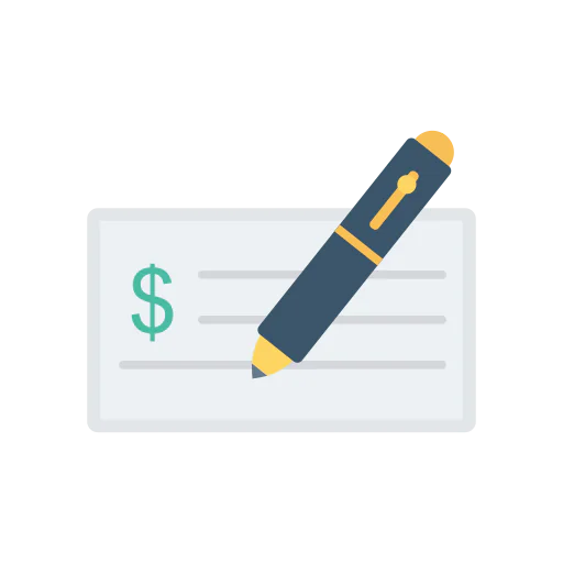 Cheque Symbol
