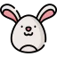 Easter bunny icon 64x64