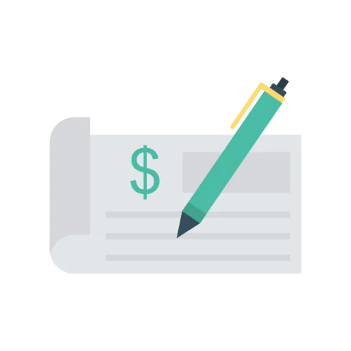Cheque icon