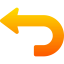 Curve arrow icon 64x64