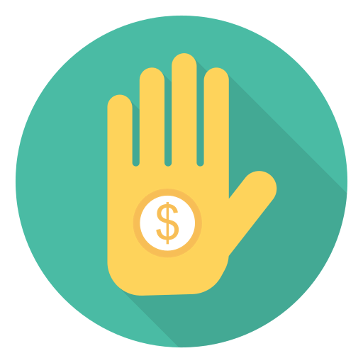 Paying icon
