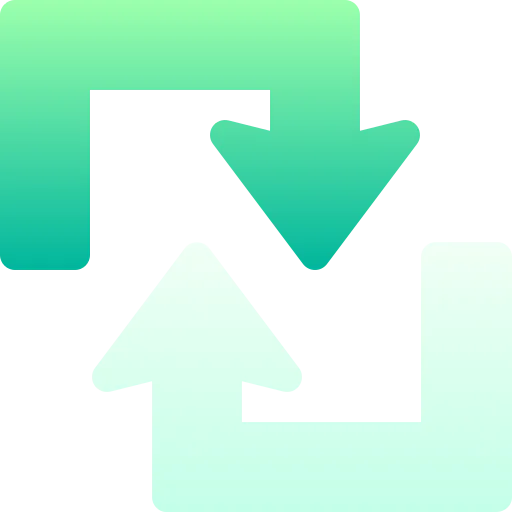 Circular arrows icon