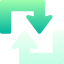 Circular arrows icon 64x64