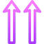 Up arrows アイコン 64x64