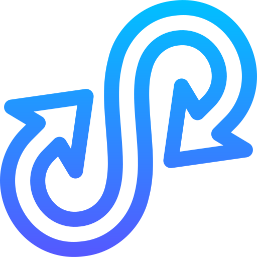 Circular arrows icon