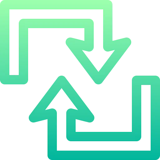 Circular arrows icon