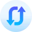 Circular arrow icon 64x64