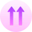 Up arrows アイコン 64x64