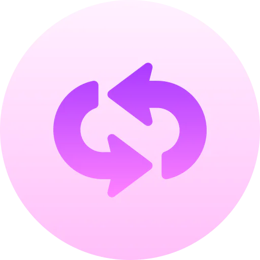 Circular arrows icon