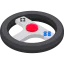 Steering wheel icon 64x64