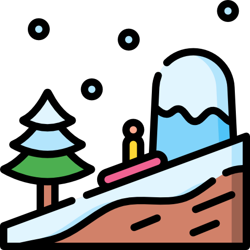 Sledding icon