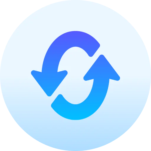 Circular arrows icon
